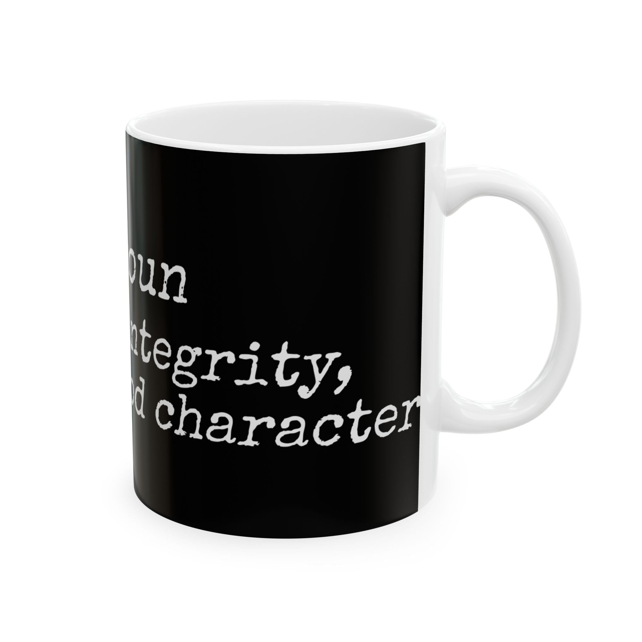 Mensch Black Coffee Mug - a perfect gift