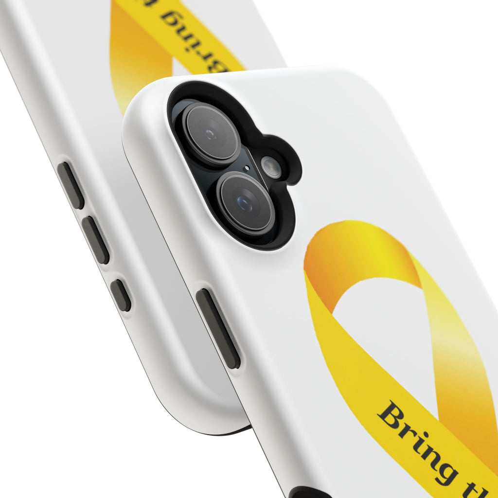 Yellow Ribbon bring them home Magnetic phone Cases