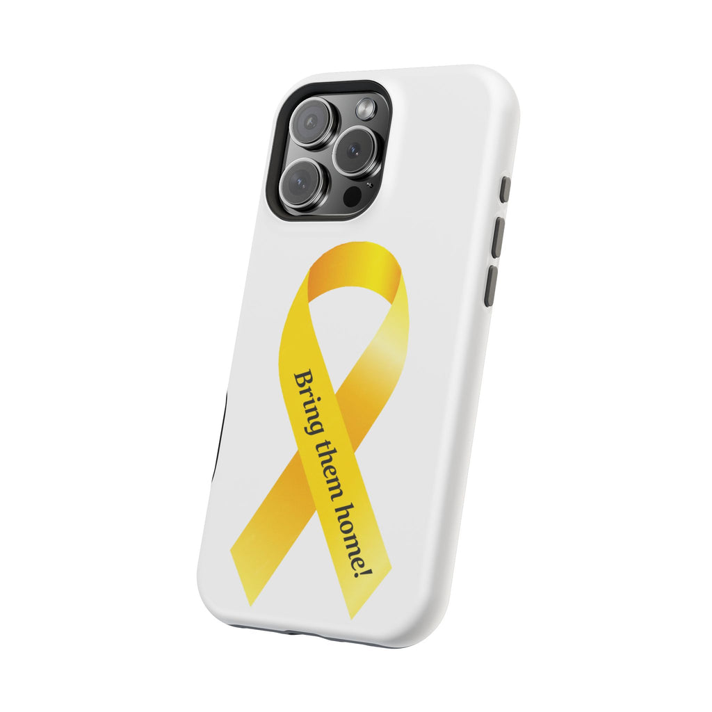 Yellow Ribbon bring them home Magnetic phone Cases