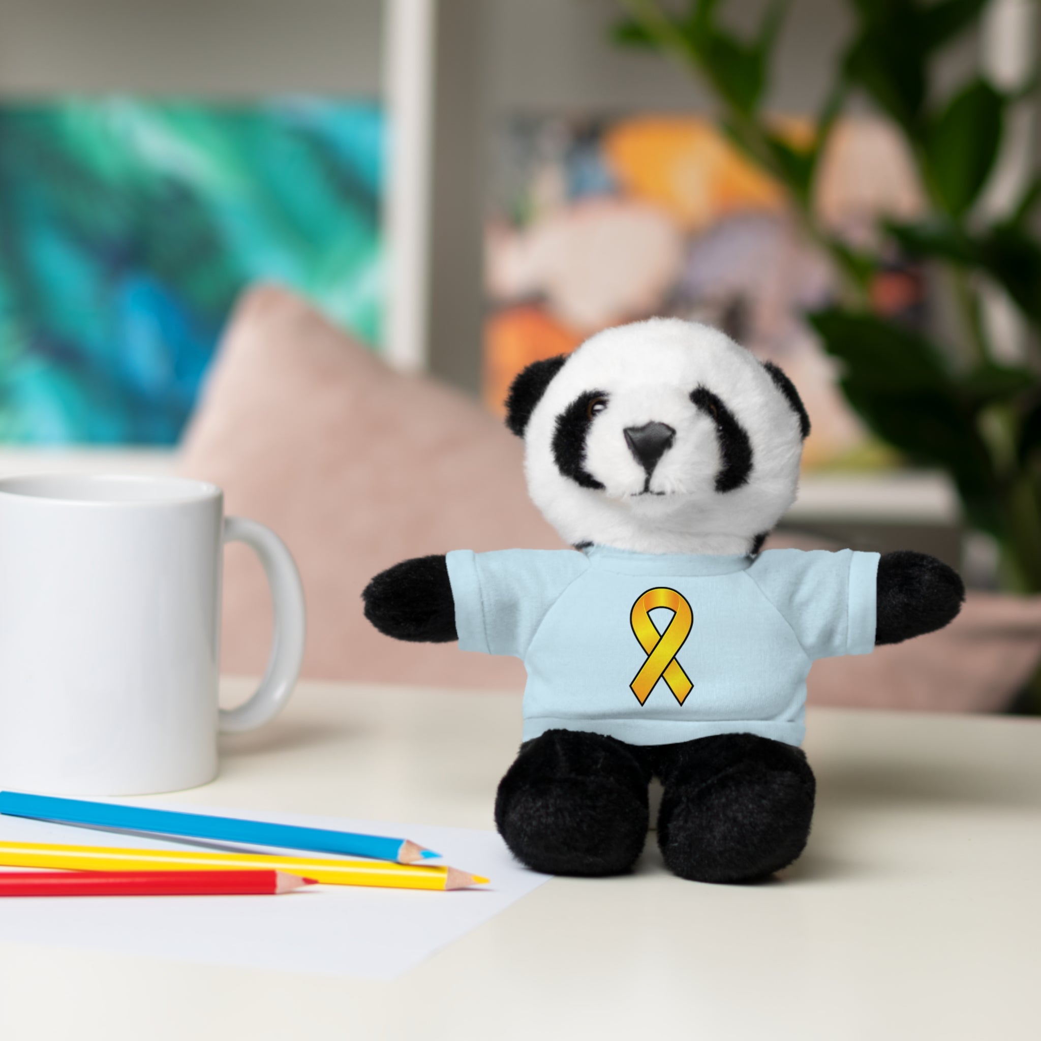 Yellow Ribbon Stuffed Animals with Tee