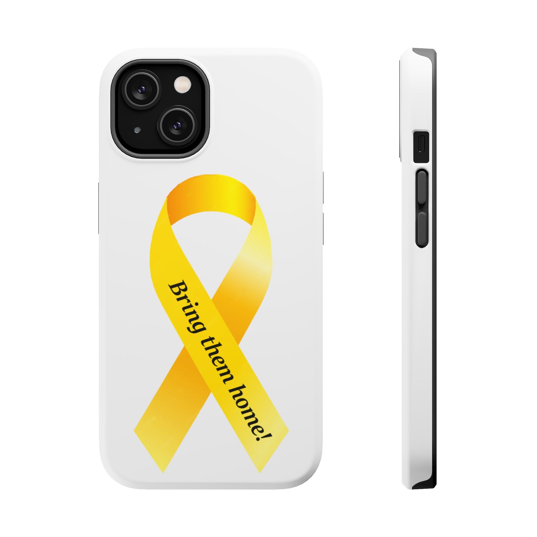 Yellow Ribbon bring them home Magnetic phone Cases