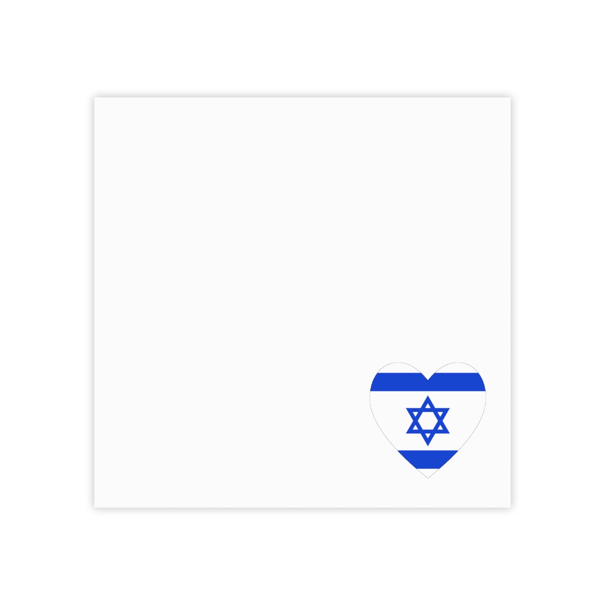 Israeli flag Post-it® Note Pads