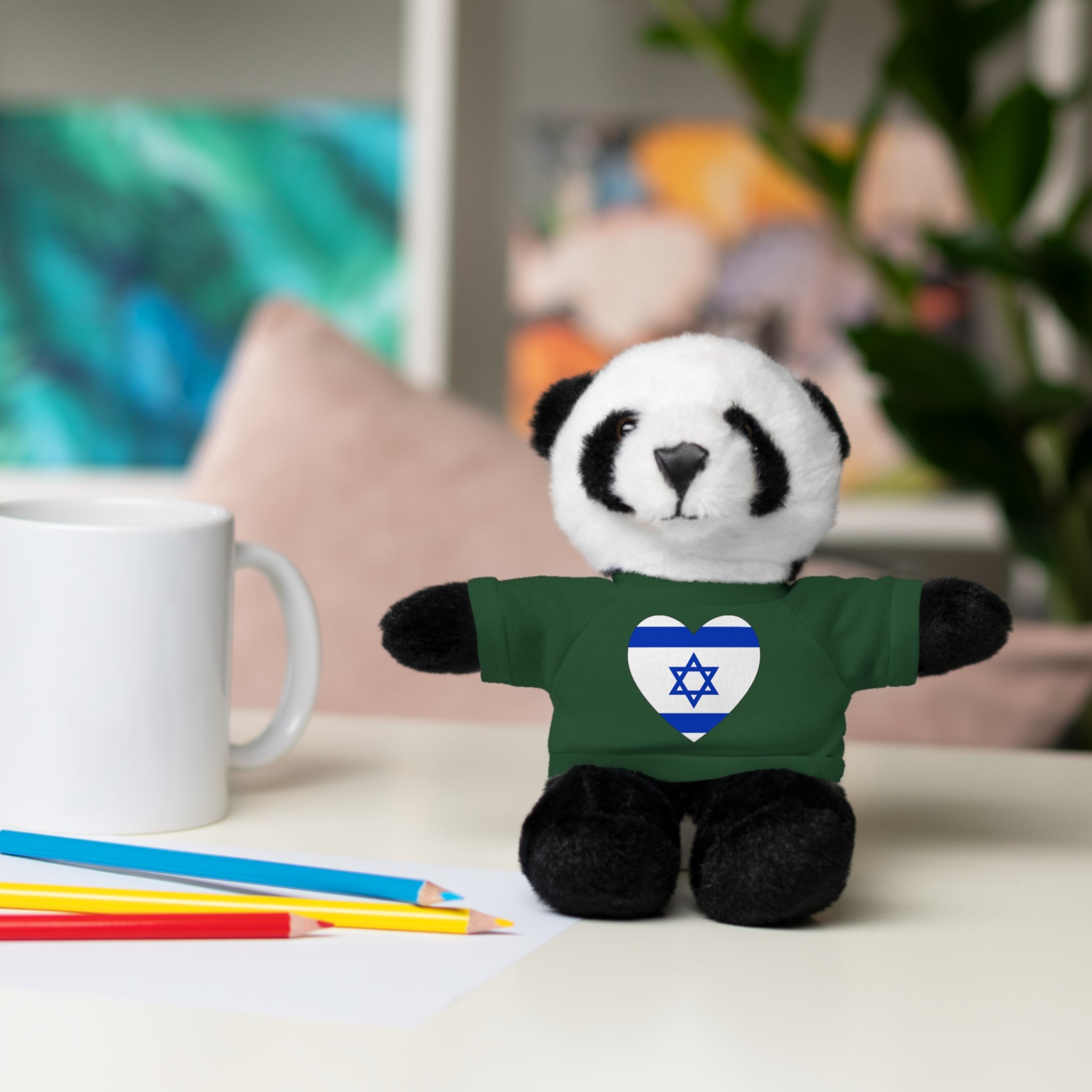 Israel flag Stuffed Animals with Tee