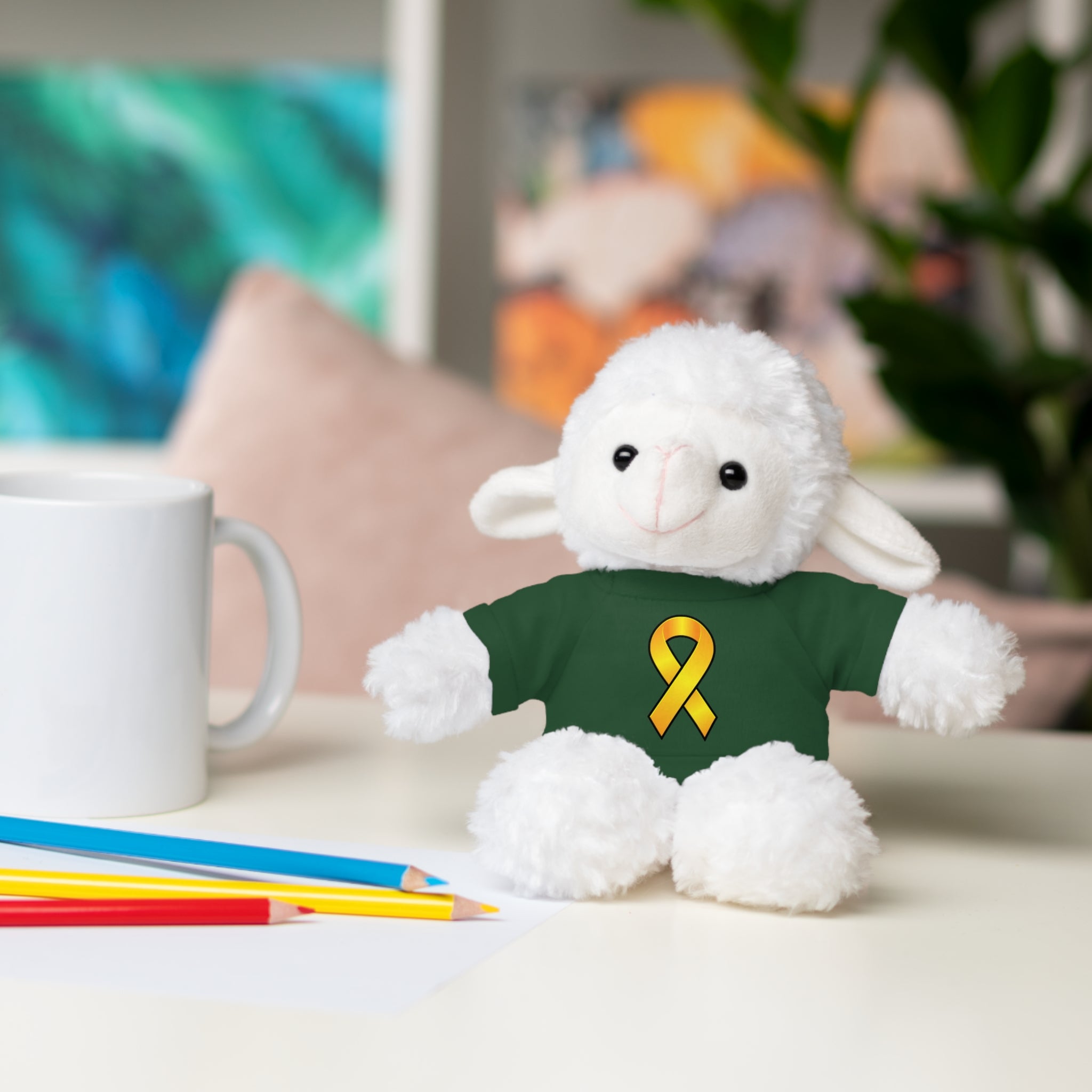 Yellow Ribbon Stuffed Animals with Tee