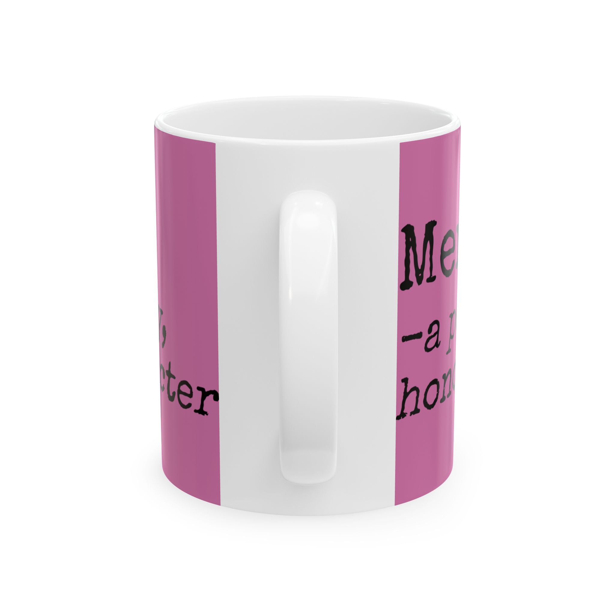 Mensch Pink Coffee Mug - a perfect gift