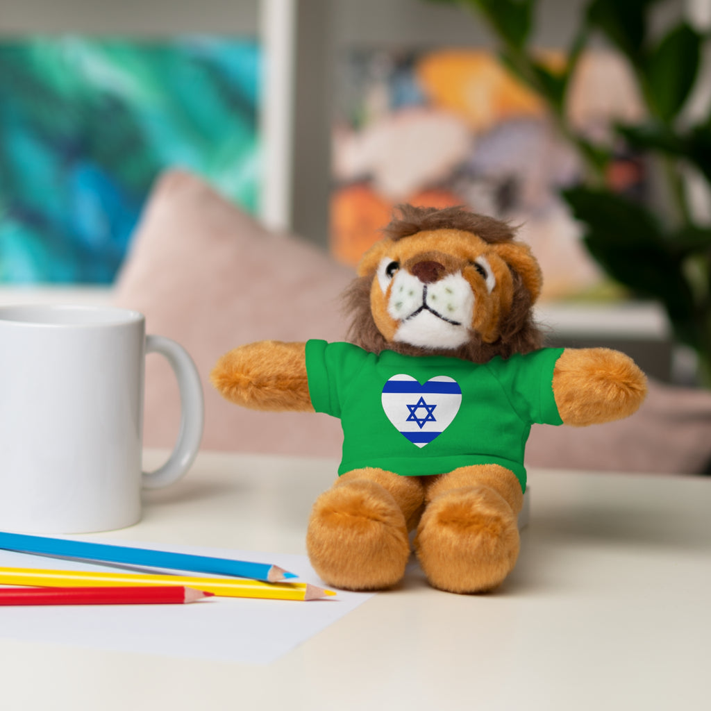 Israel flag Stuffed Animals with Tee