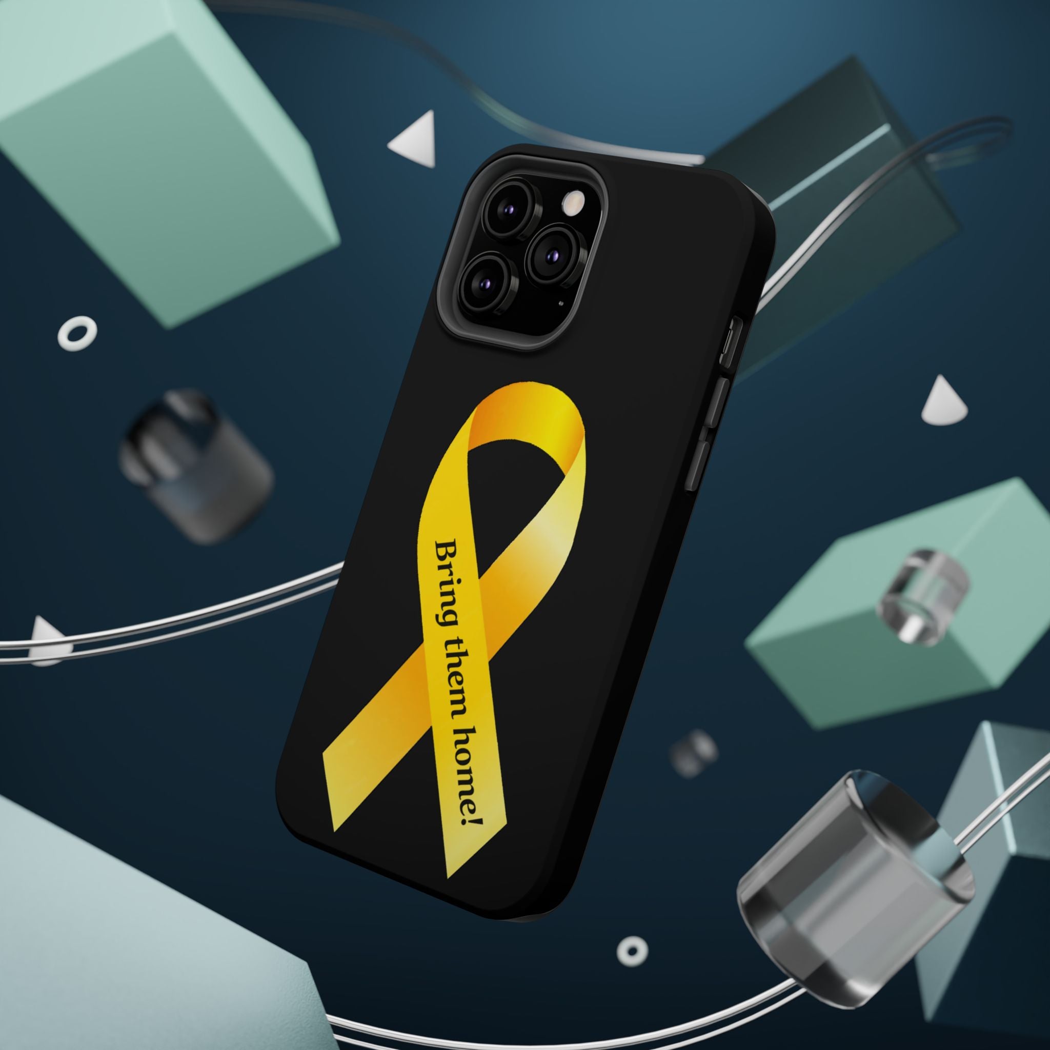 Yellow Ribbon bring them home Magnetic phone Cases
