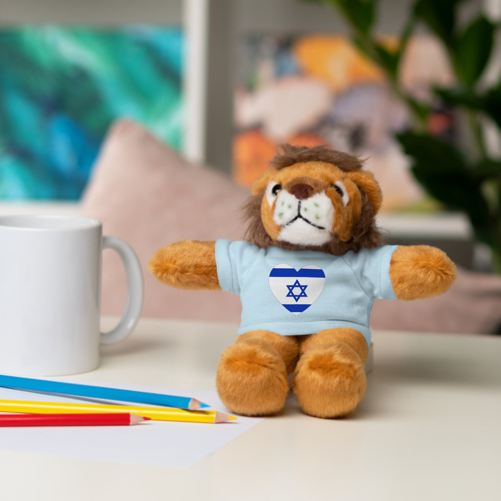 Israel flag Stuffed Animals with Tee