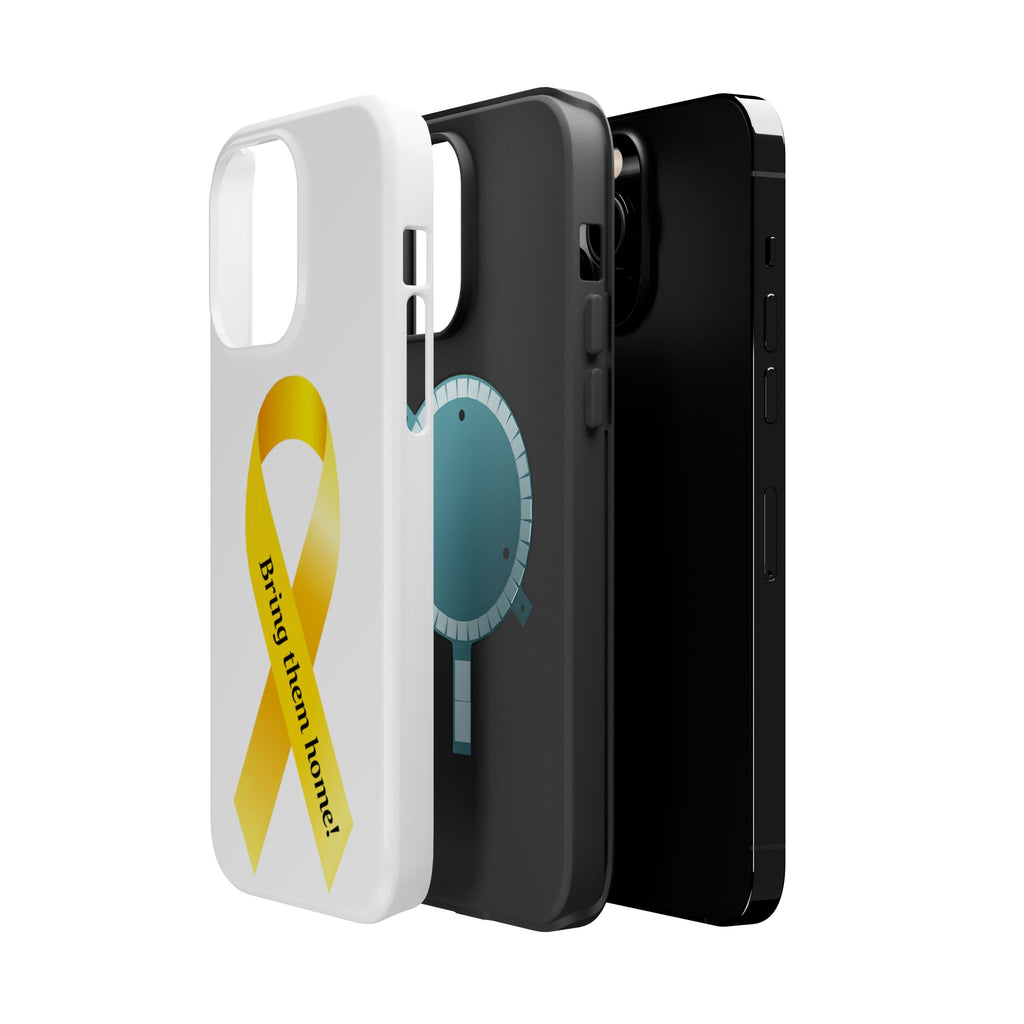 Yellow Ribbon bring them home Magnetic phone Cases