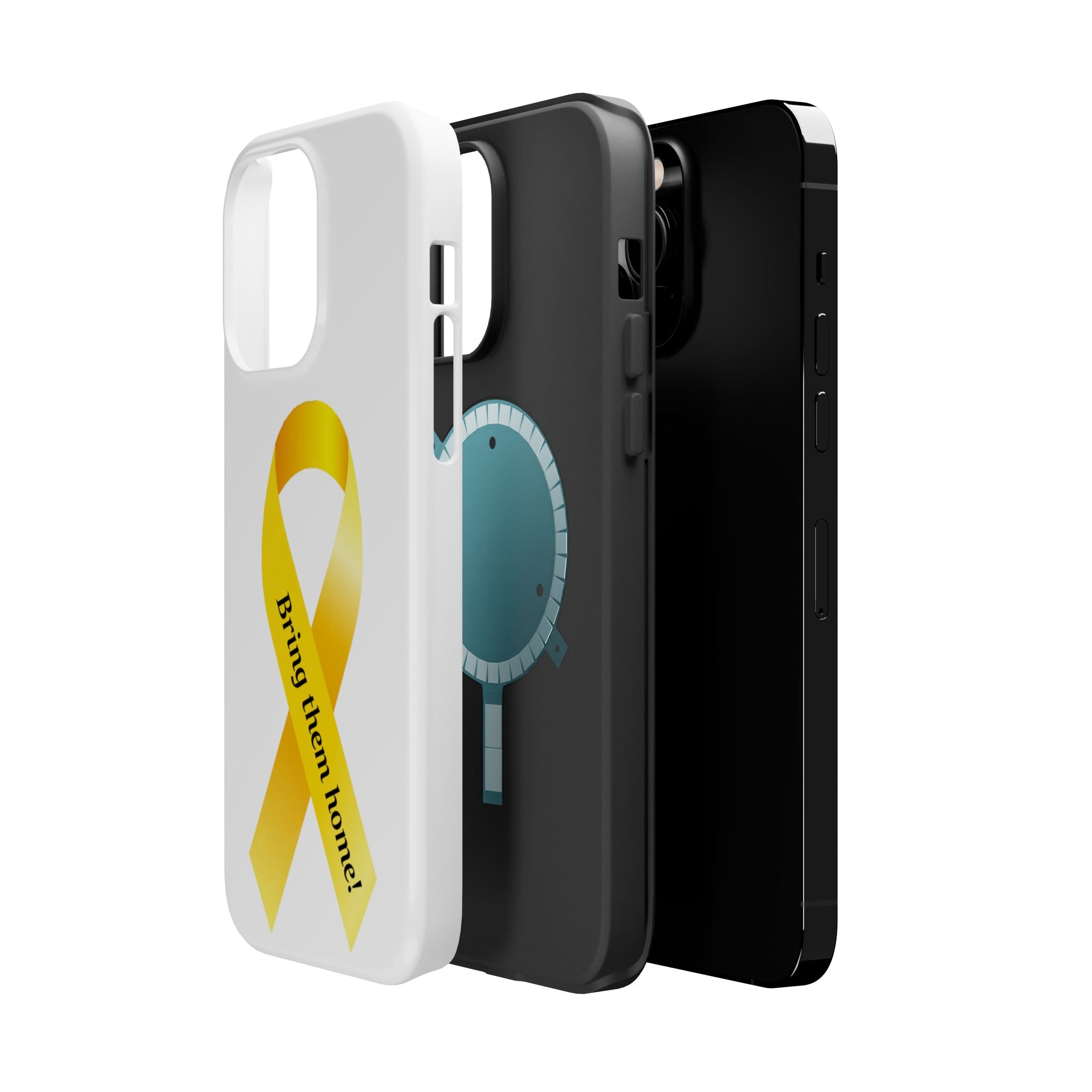 Yellow Ribbon bring them home Magnetic phone Cases