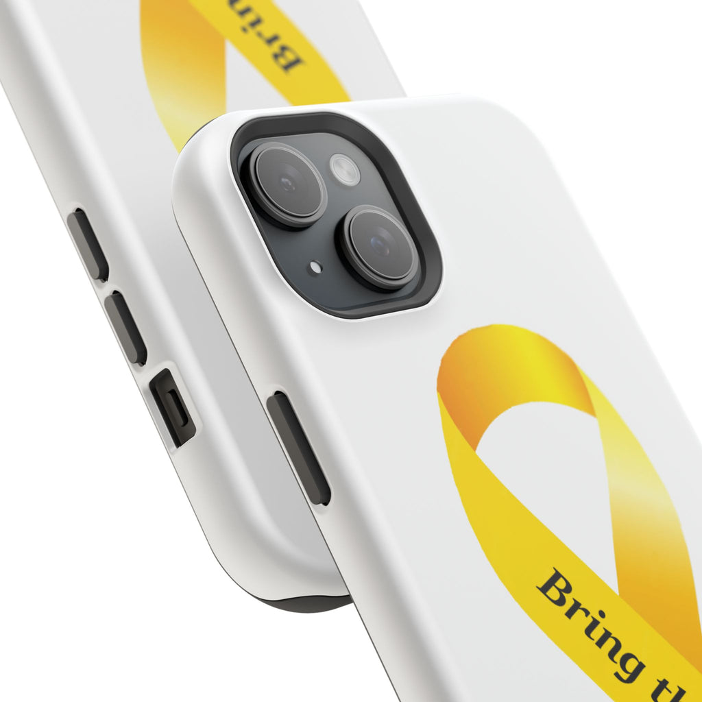 Yellow Ribbon bring them home Magnetic phone Cases