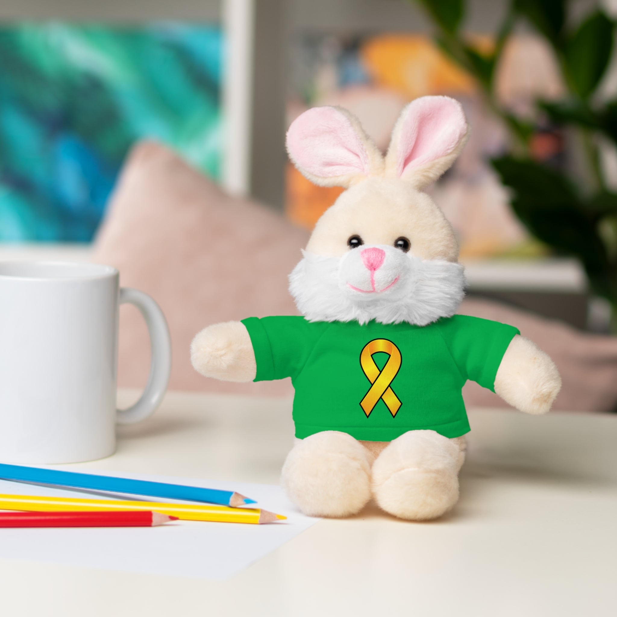Yellow Ribbon Stuffed Animals with Tee