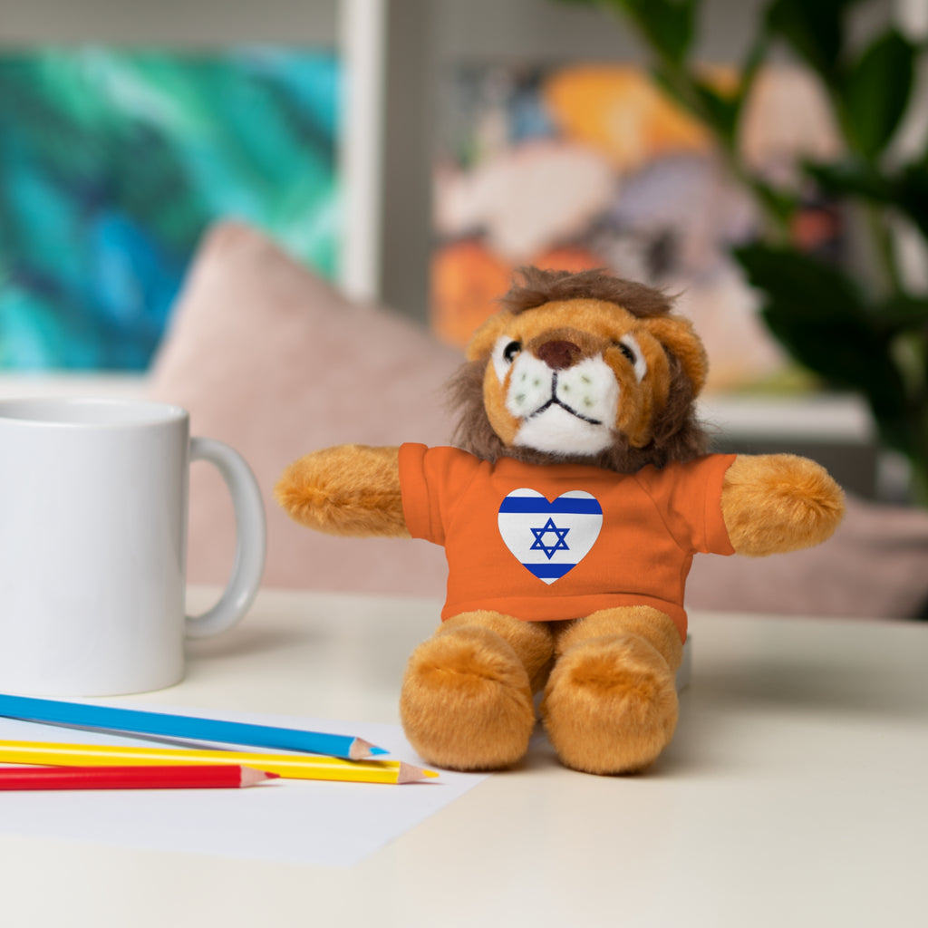 Israel flag Stuffed Animals with Tee