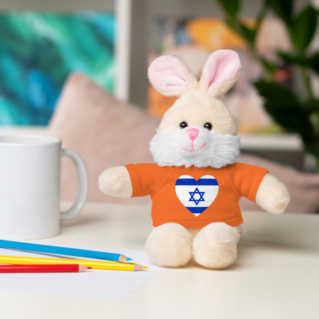 Israel flag Stuffed Animals with Tee