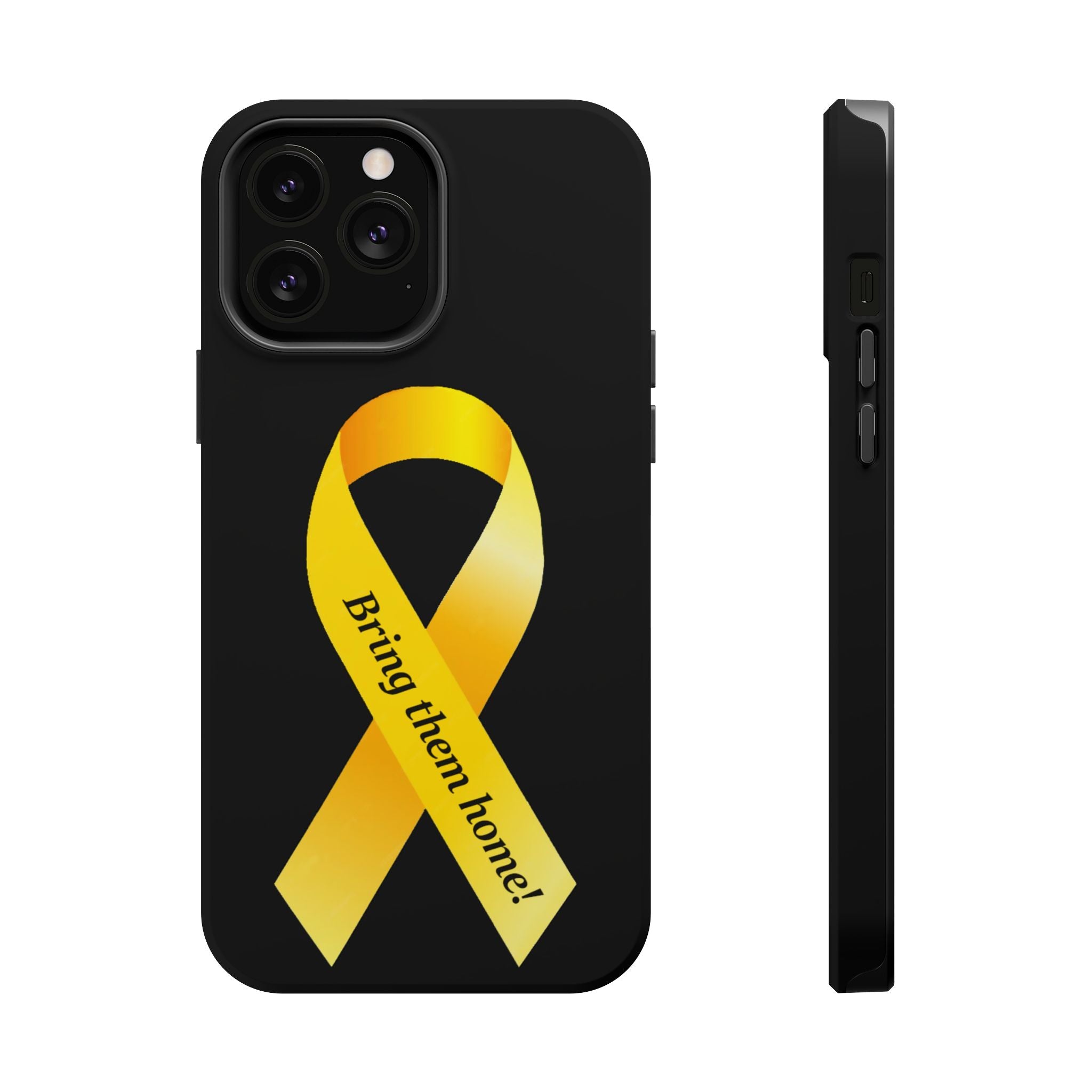 Yellow Ribbon bring them home Magnetic phone Cases