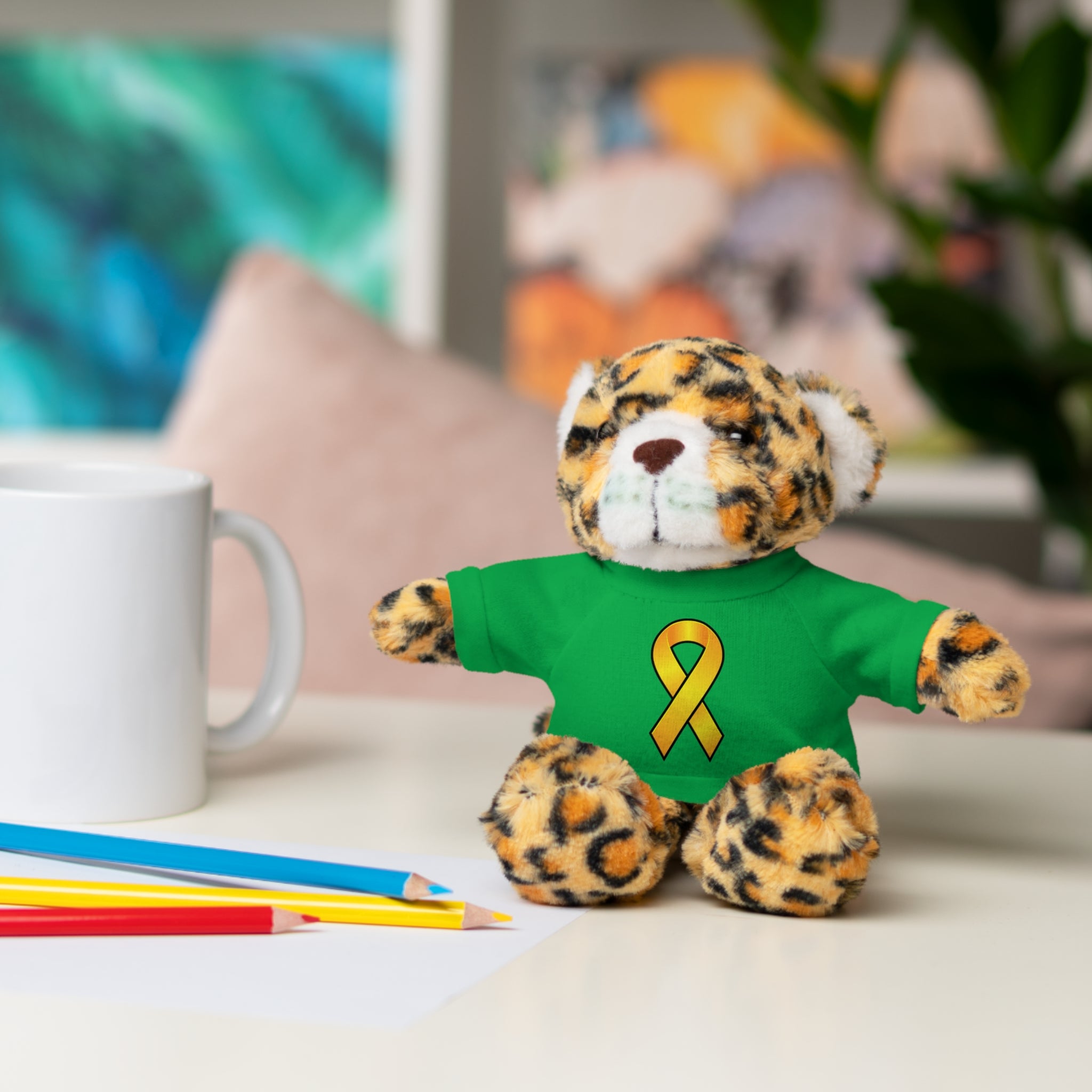 Yellow Ribbon Stuffed Animals with Tee