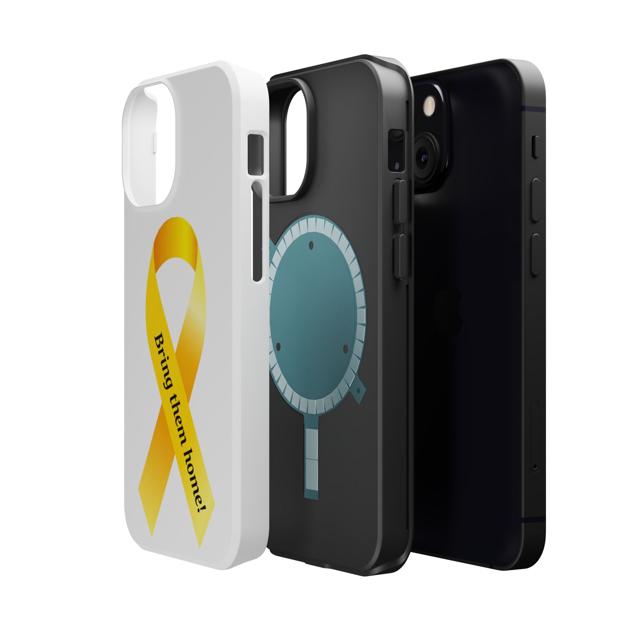 Yellow Ribbon bring them home Magnetic phone Cases