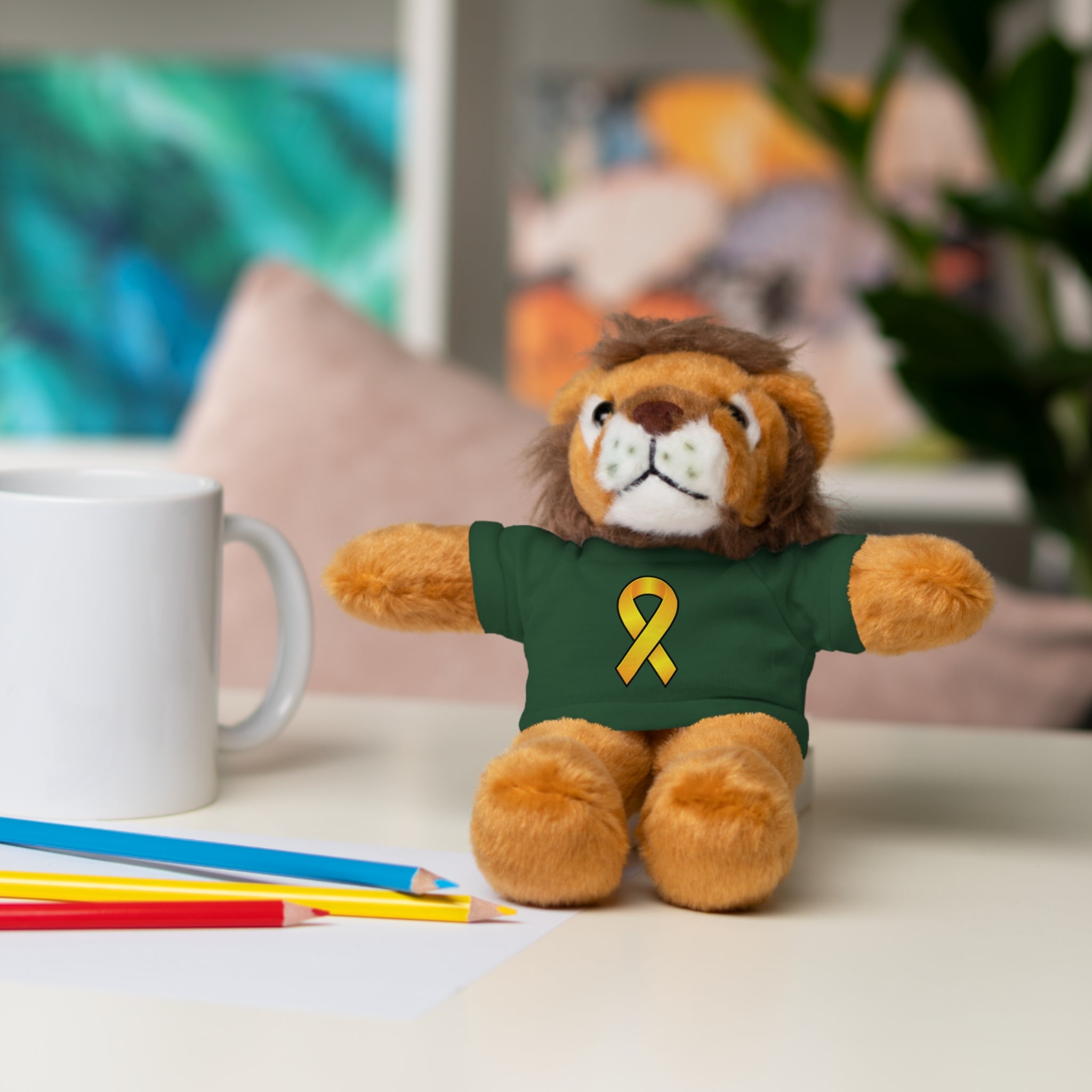 Yellow Ribbon Stuffed Animals with Tee