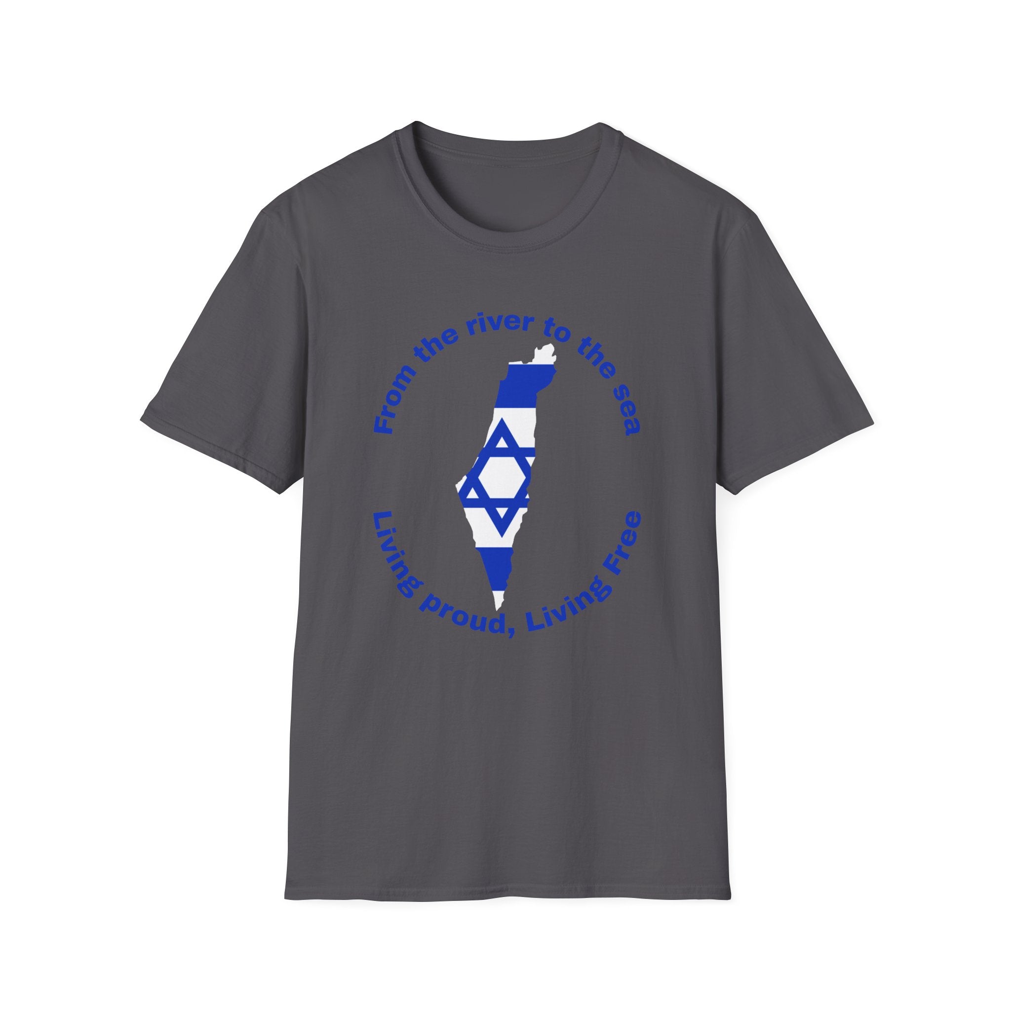 Living proud, living free - Israel unisex T-Shirt