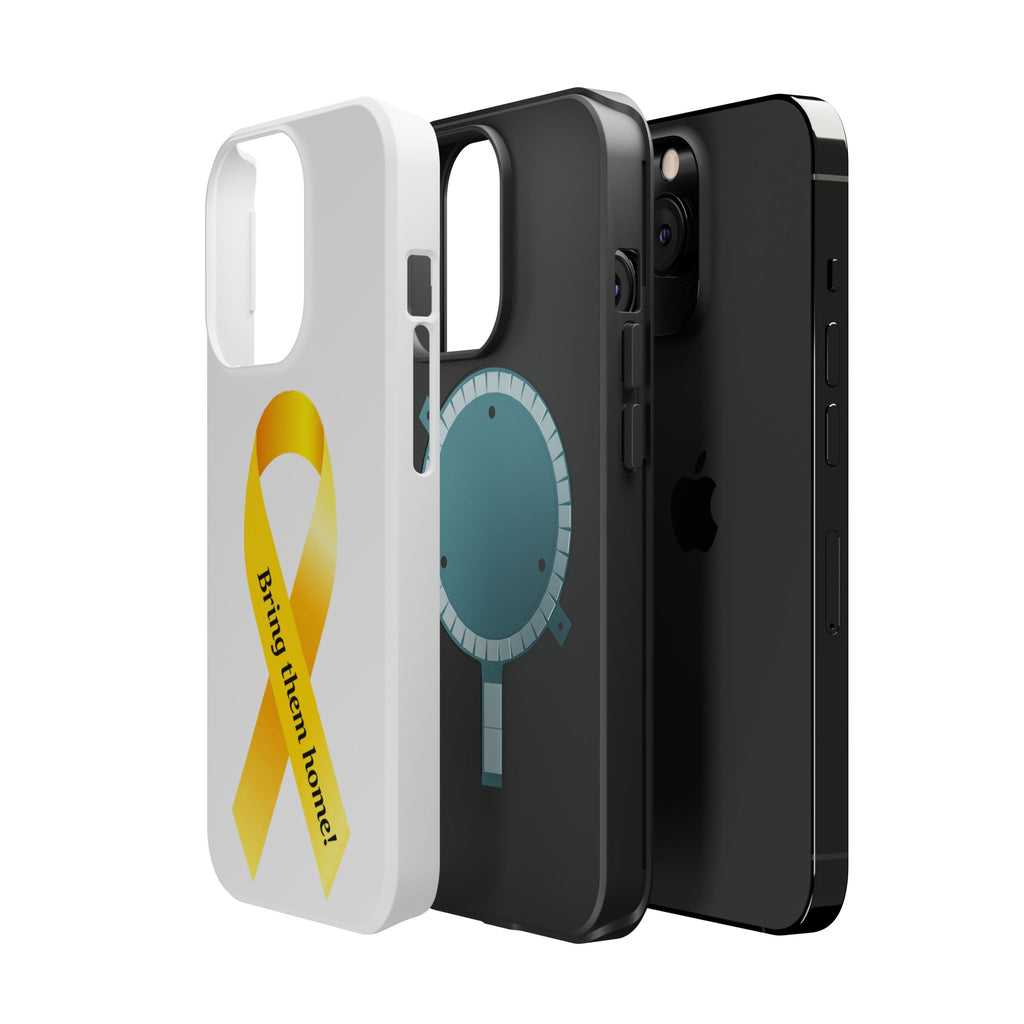 Yellow Ribbon bring them home Magnetic phone Cases