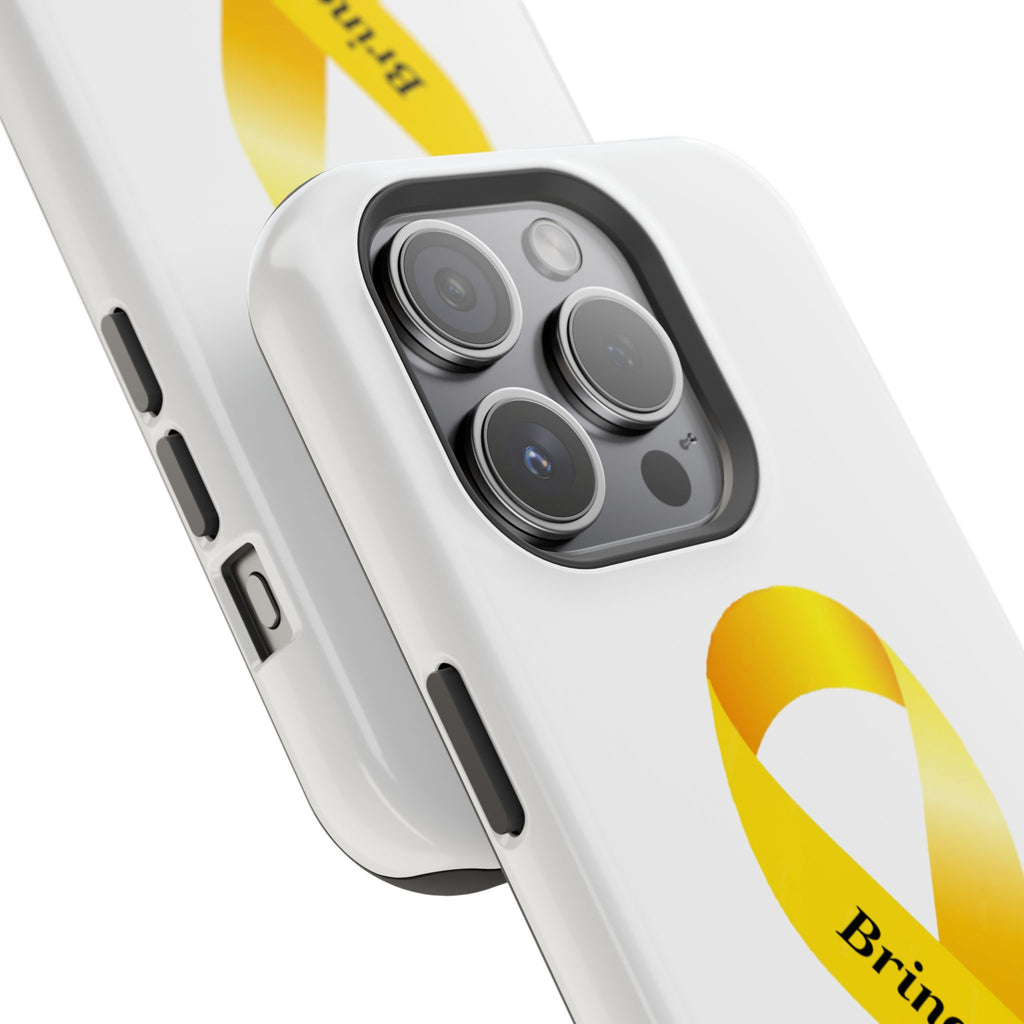 Yellow Ribbon bring them home Magnetic phone Cases