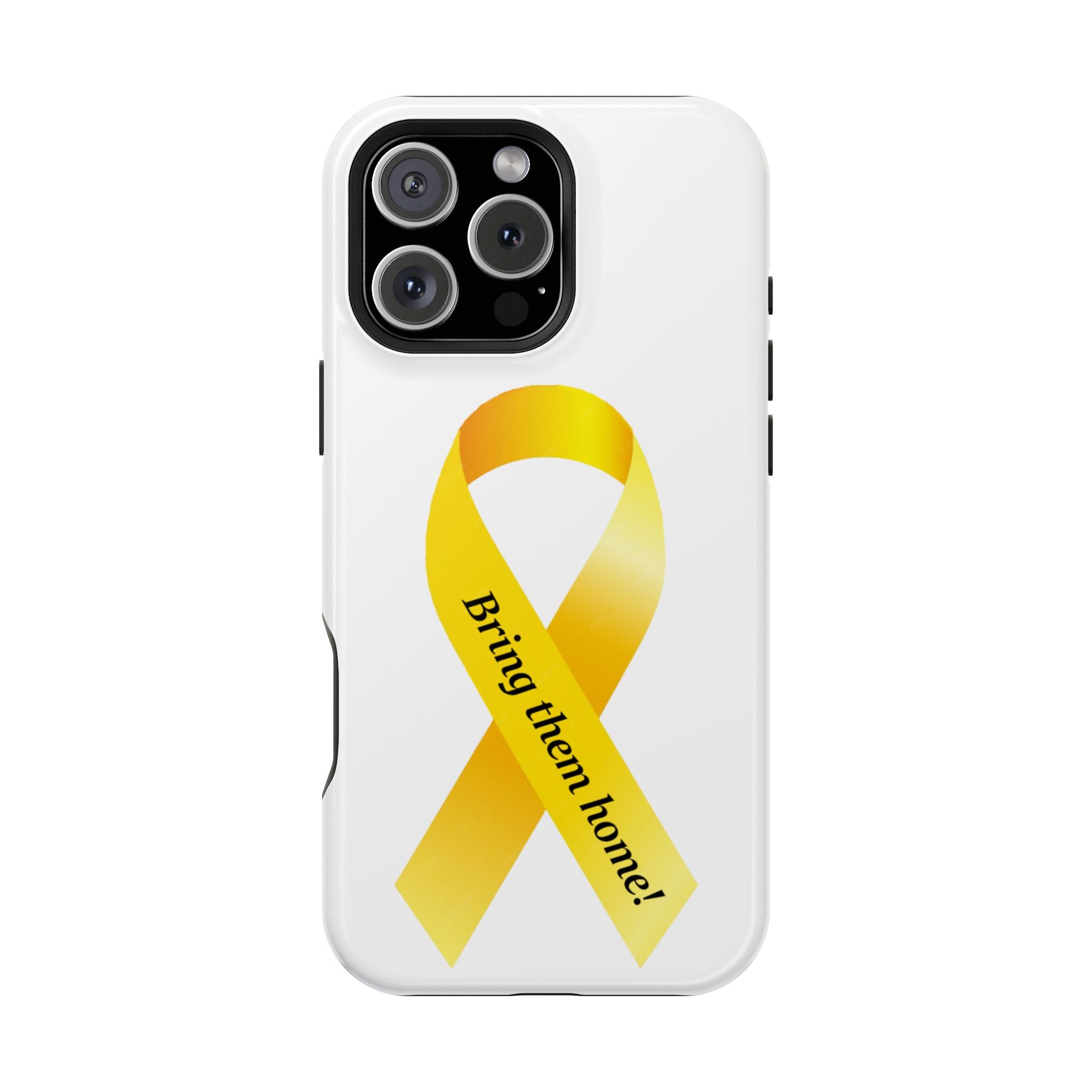Yellow Ribbon bring them home Magnetic phone Cases