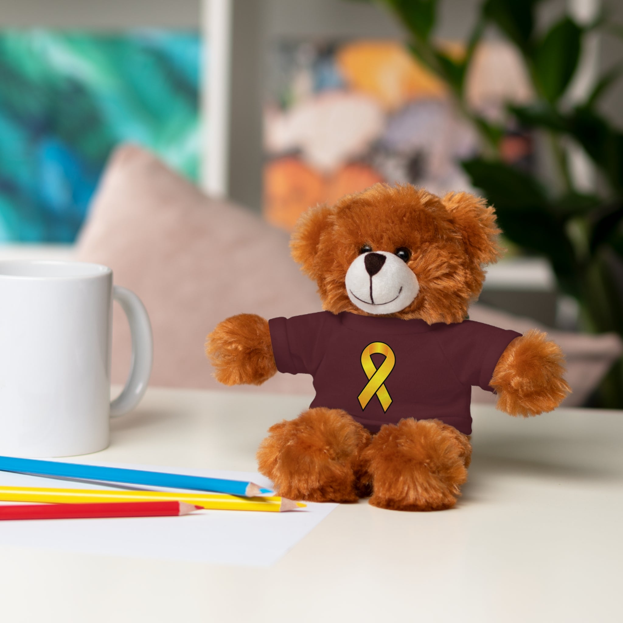 Yellow Ribbon Stuffed Animals with Tee