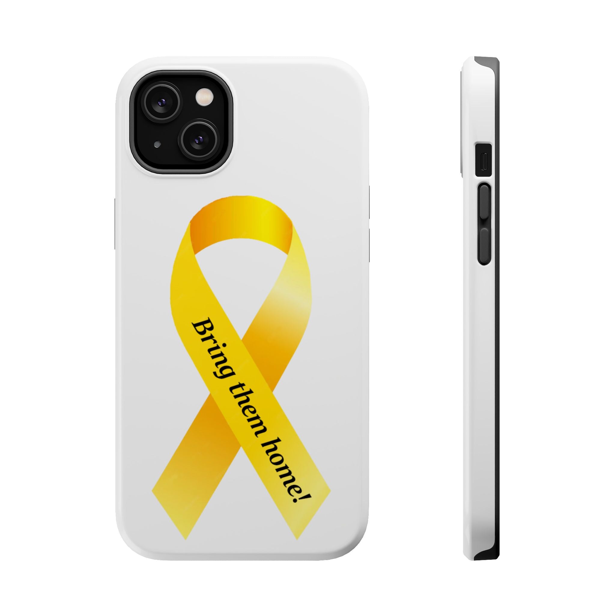 Yellow Ribbon bring them home Magnetic phone Cases