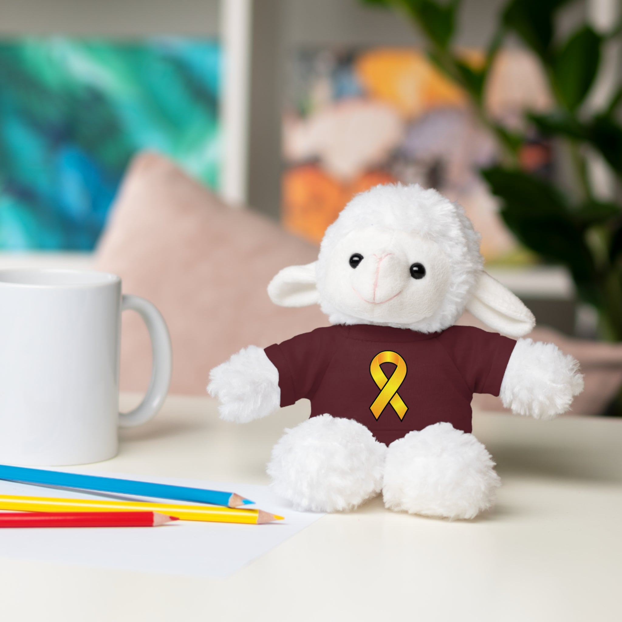 Yellow Ribbon Stuffed Animals with Tee