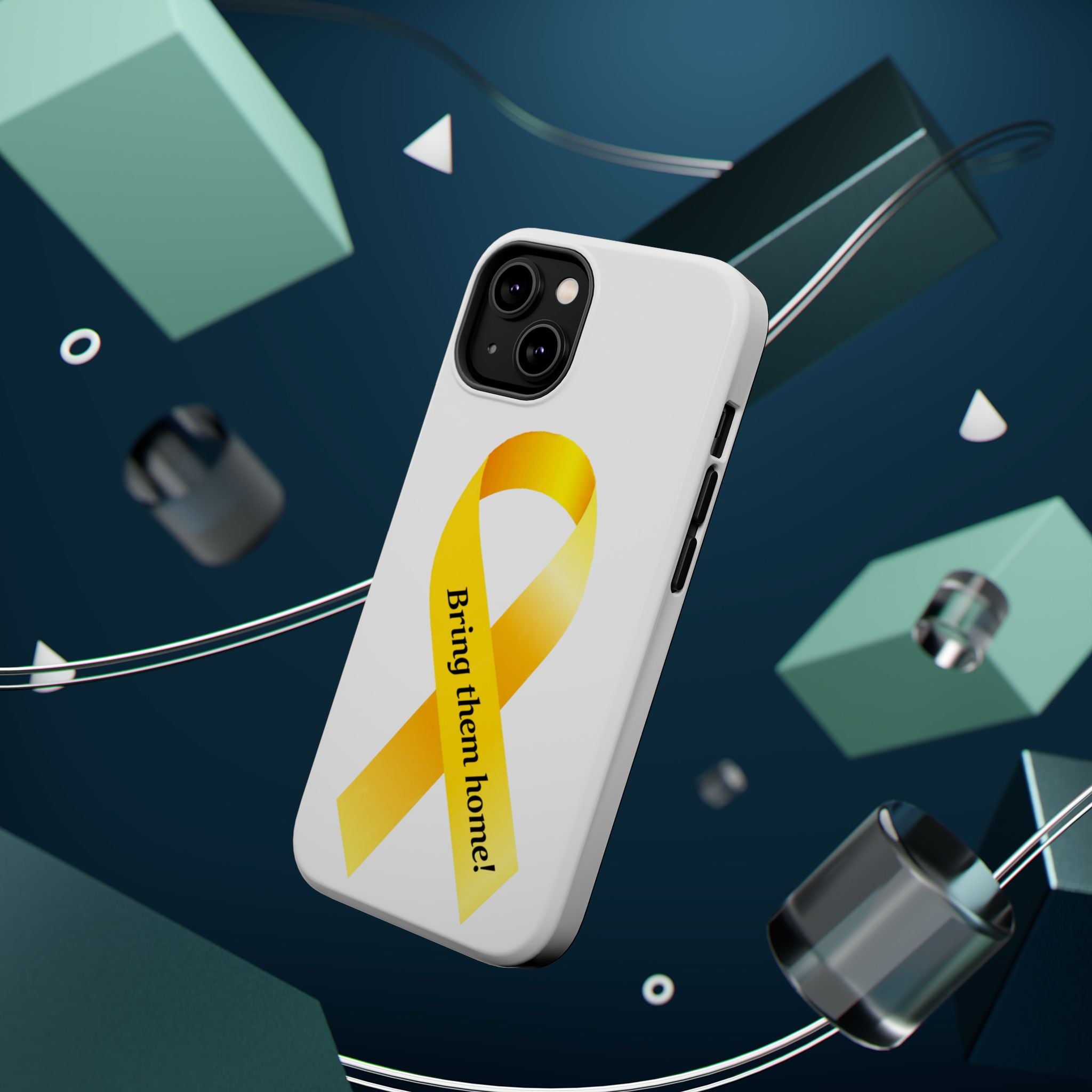 Yellow Ribbon bring them home Magnetic phone Cases