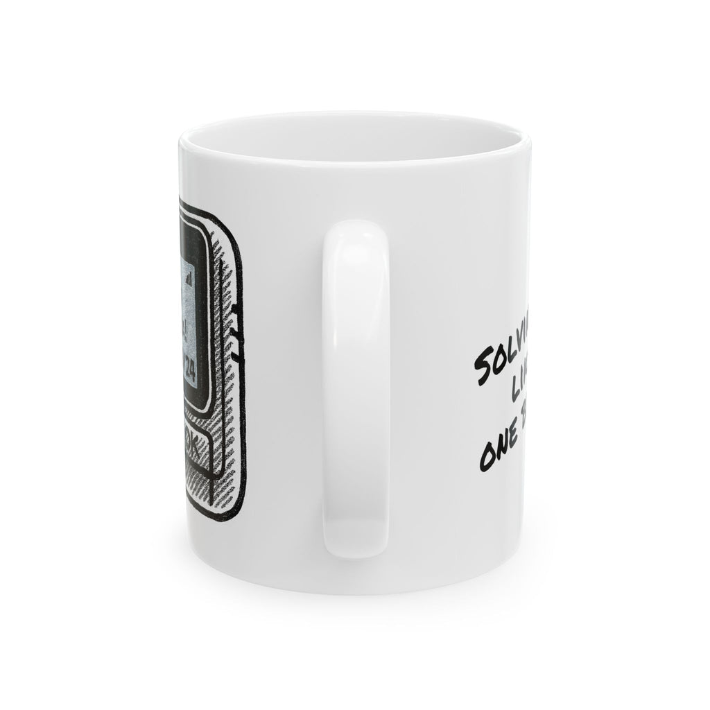 Mossad pager coffee mug Beep Beep!!!
