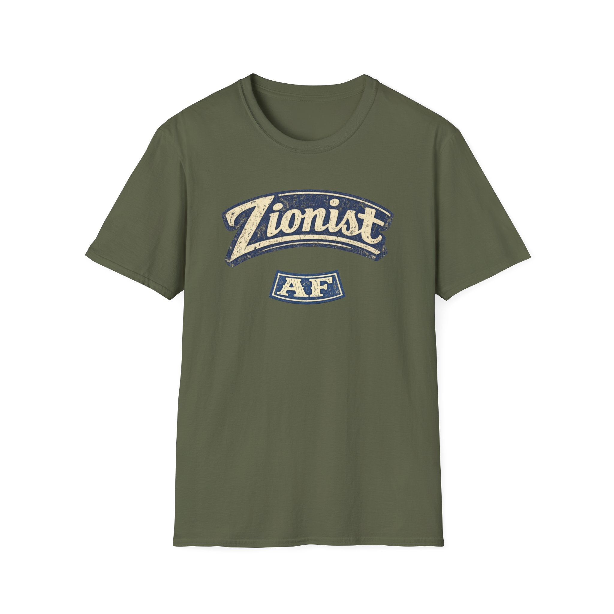 Zionist AF T-Shirt | Retro Script Zionism Tee