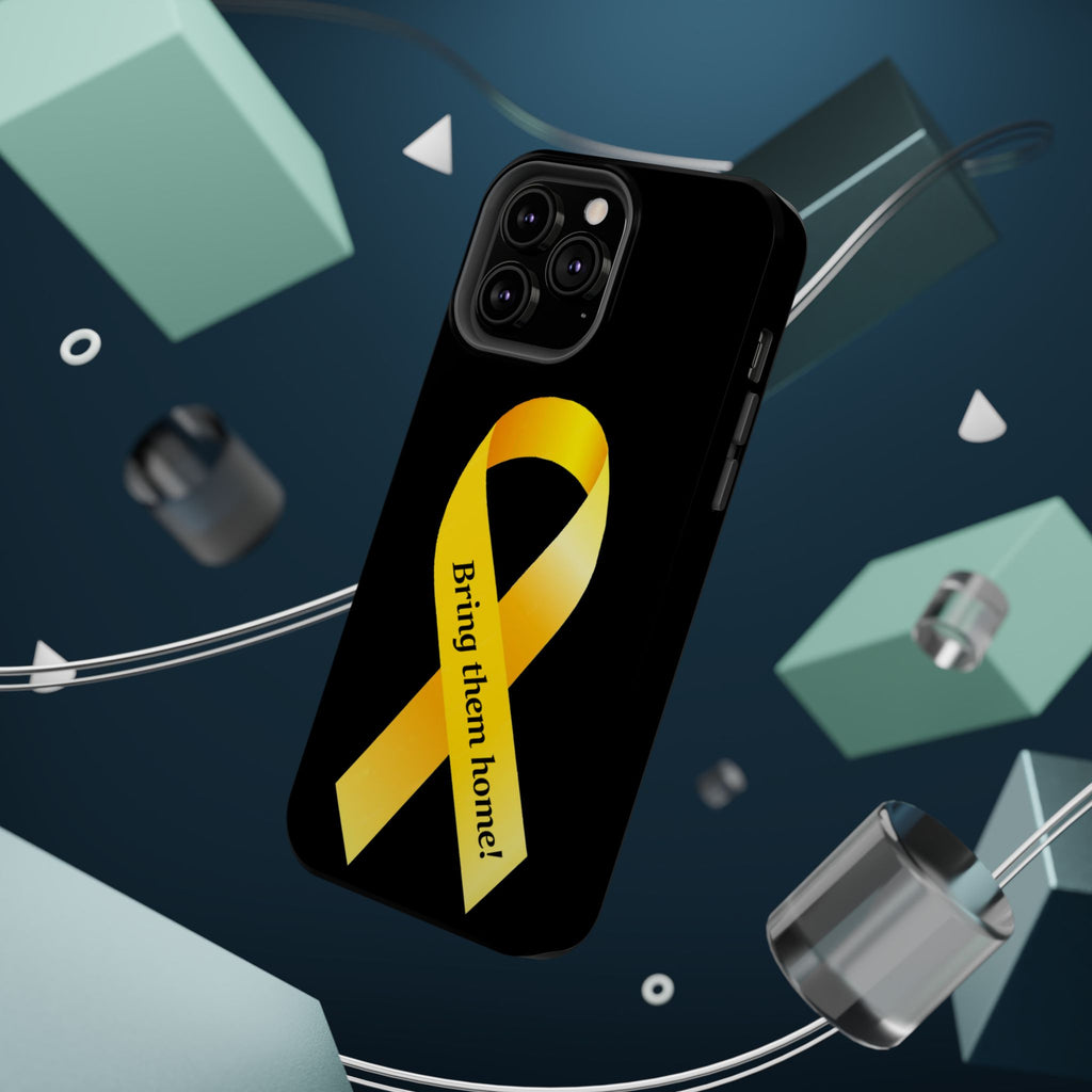Yellow Ribbon bring them home Magnetic phone Cases