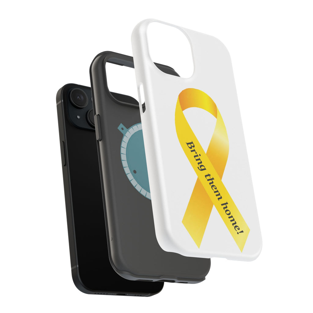 Yellow Ribbon bring them home Magnetic phone Cases