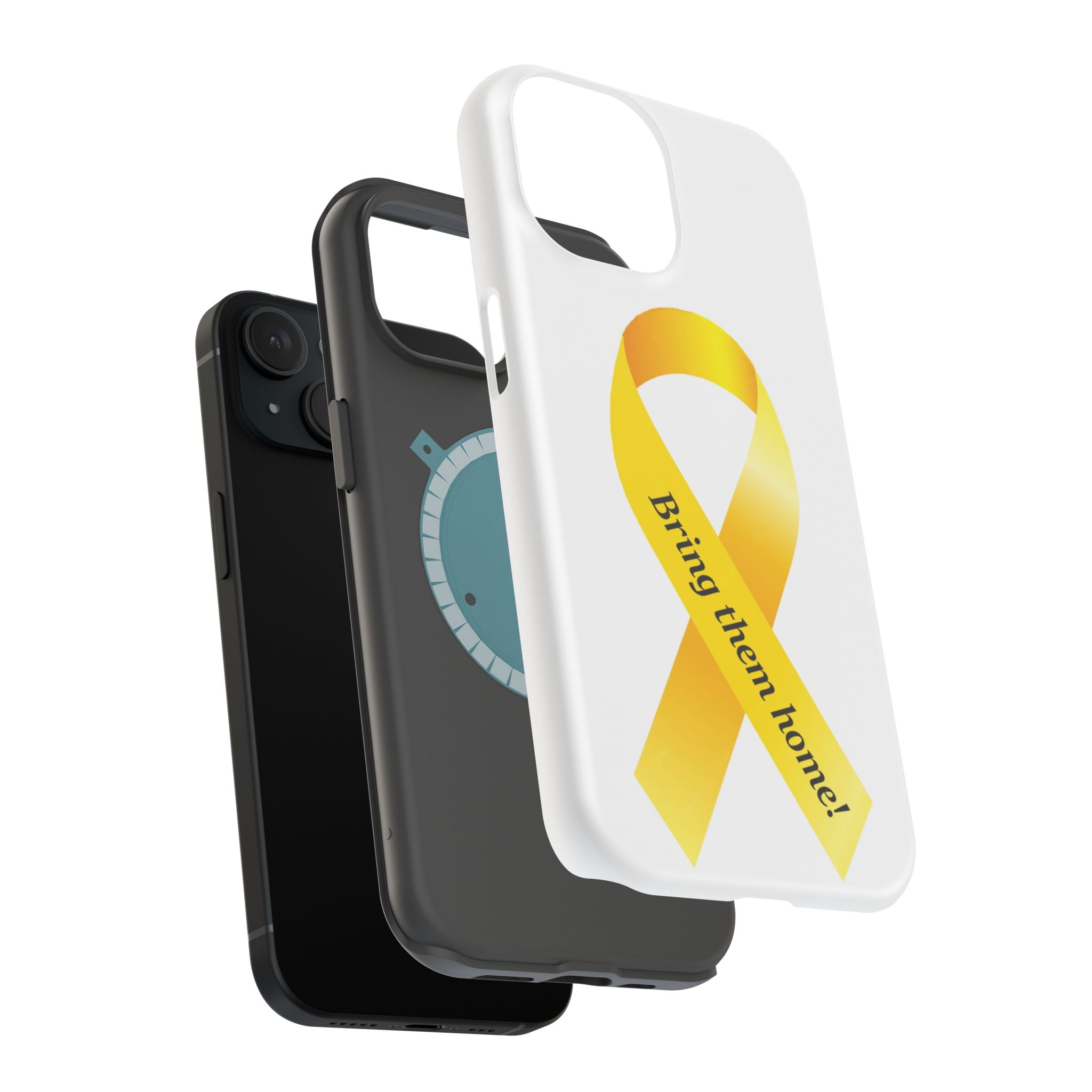 Yellow Ribbon bring them home Magnetic phone Cases