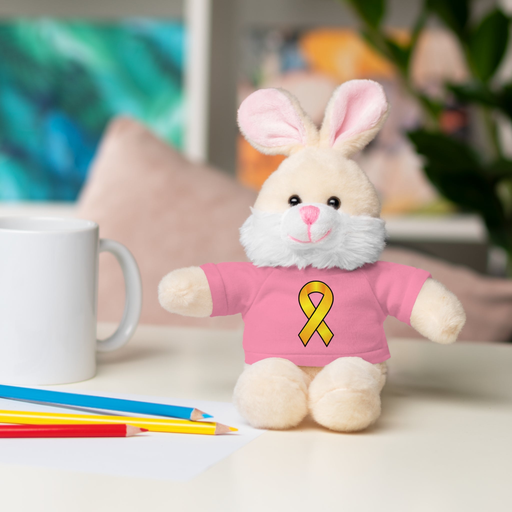 Yellow Ribbon Stuffed Animals with Tee