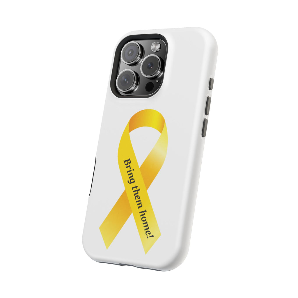 Yellow Ribbon bring them home Magnetic phone Cases