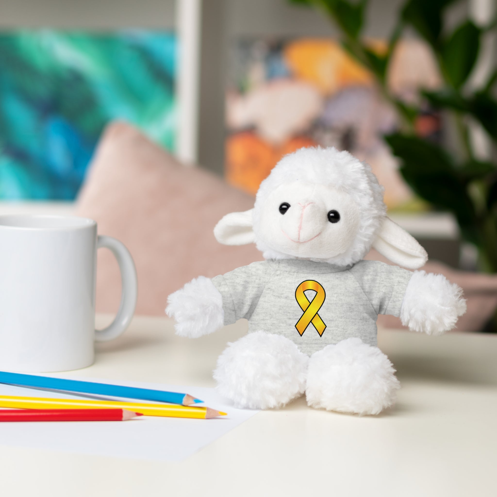 Yellow Ribbon Stuffed Animals with Tee
