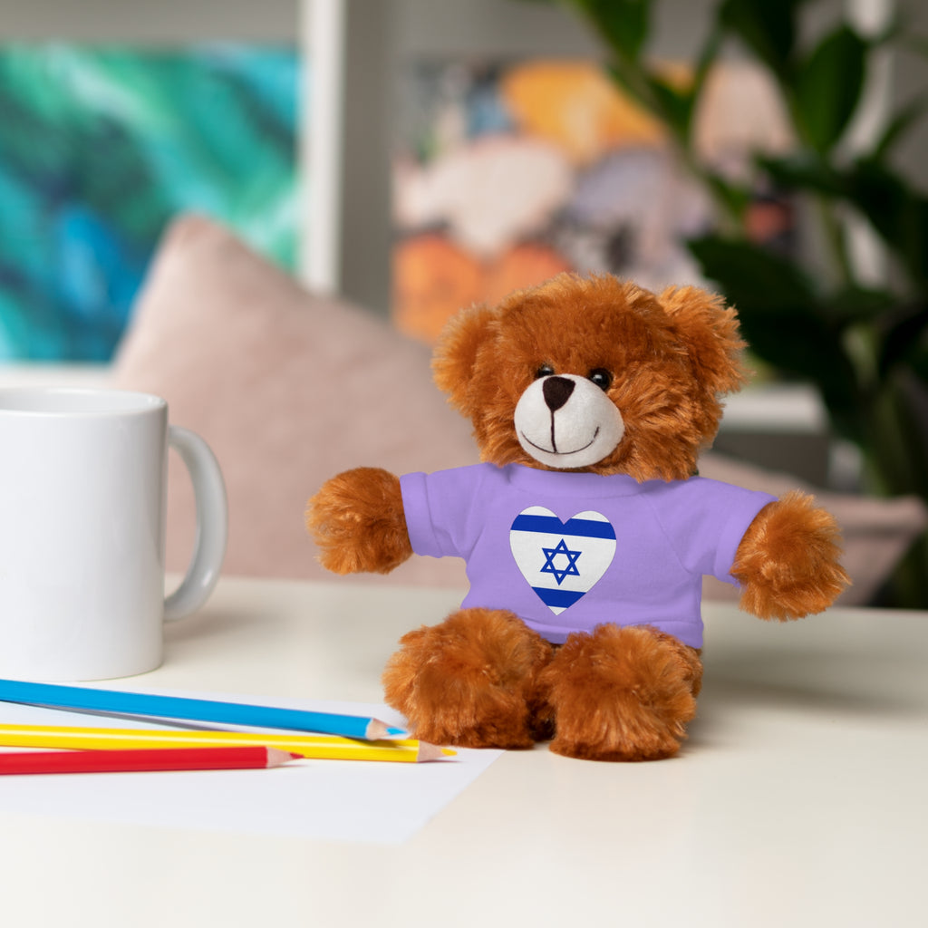 Israel flag Stuffed Animals with Tee