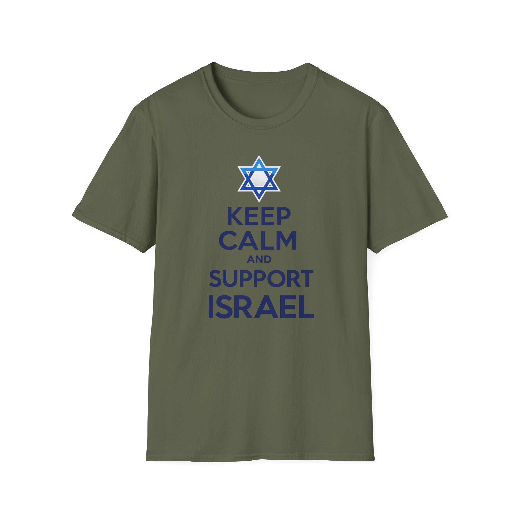 Keep Calm and Support Israel unisex T-Shirt | Star of David, Pro-Israel Tee
