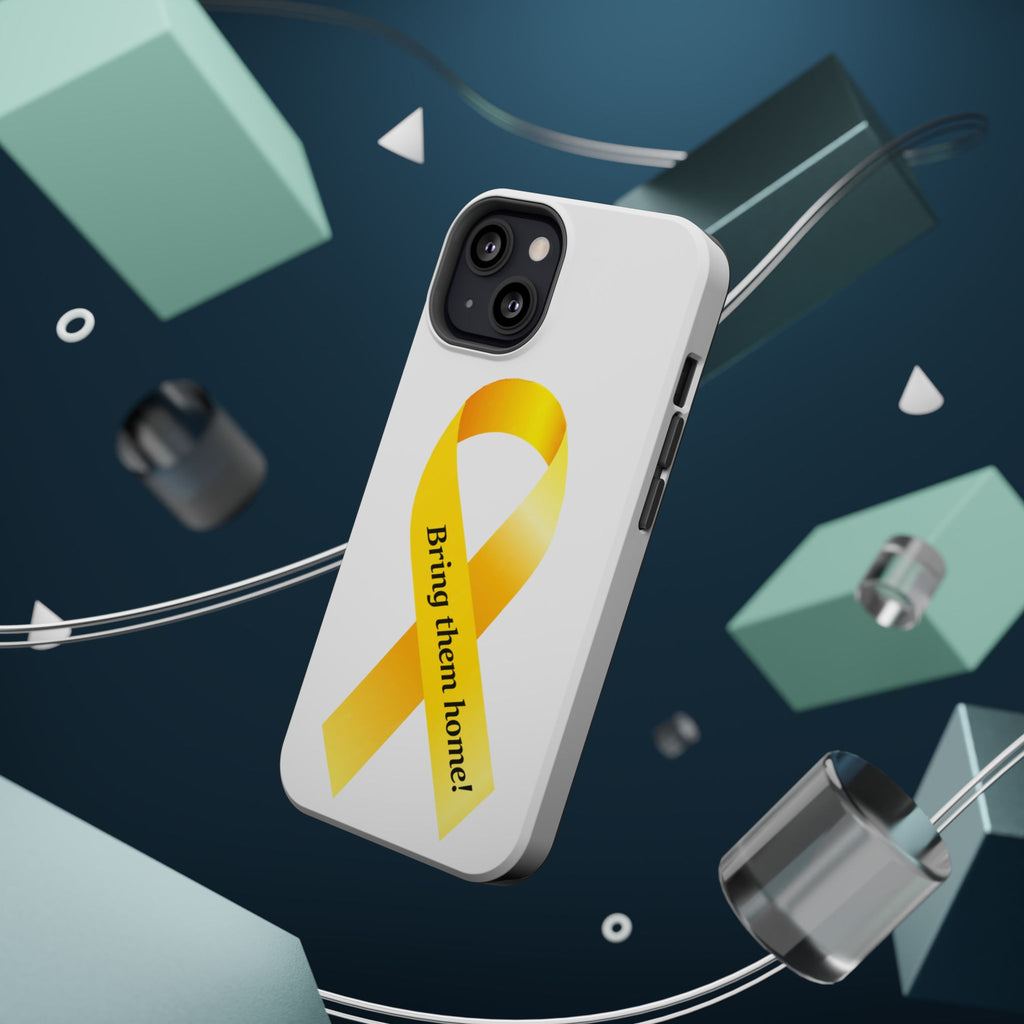 Yellow Ribbon bring them home Magnetic phone Cases