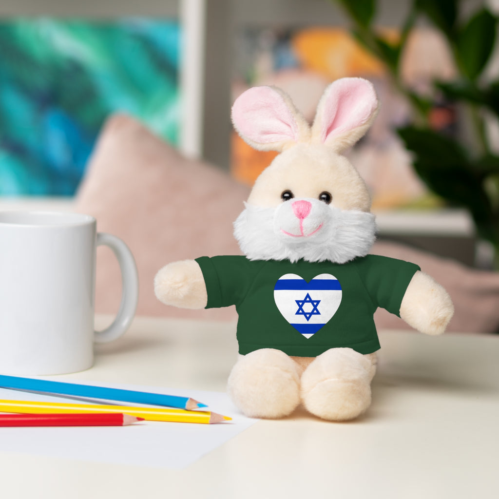Israel flag Stuffed Animals with Tee