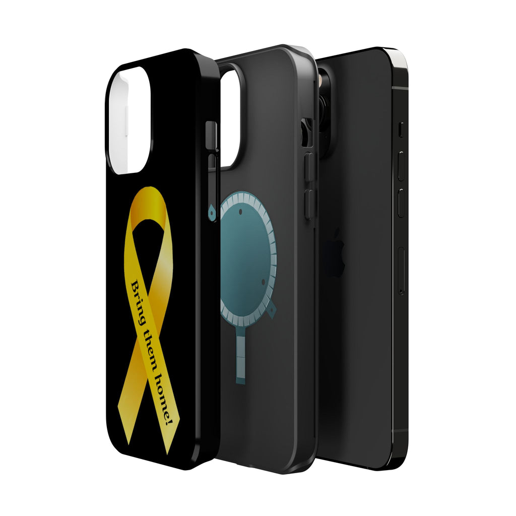 Yellow Ribbon bring them home Magnetic phone Cases