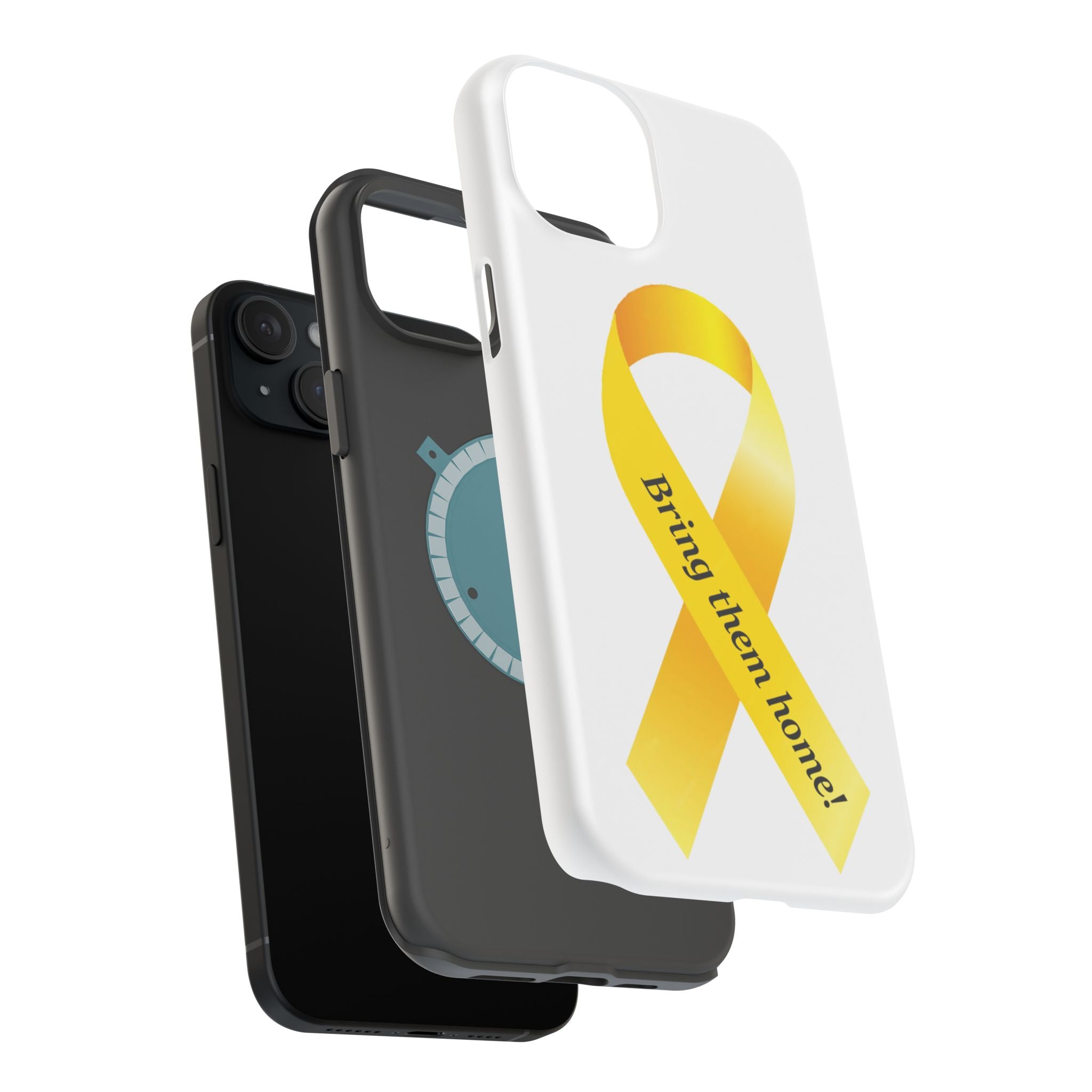 Yellow Ribbon bring them home Magnetic phone Cases