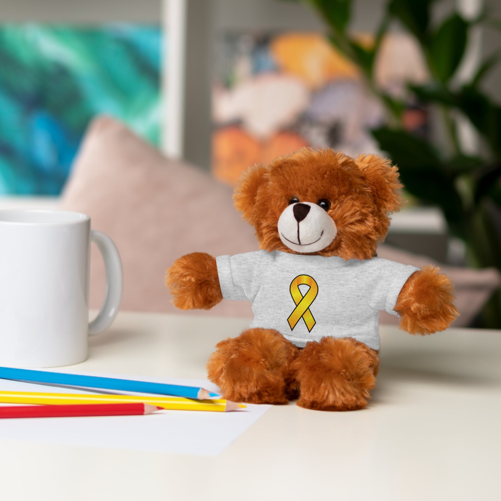 Yellow Ribbon Stuffed Animals with Tee