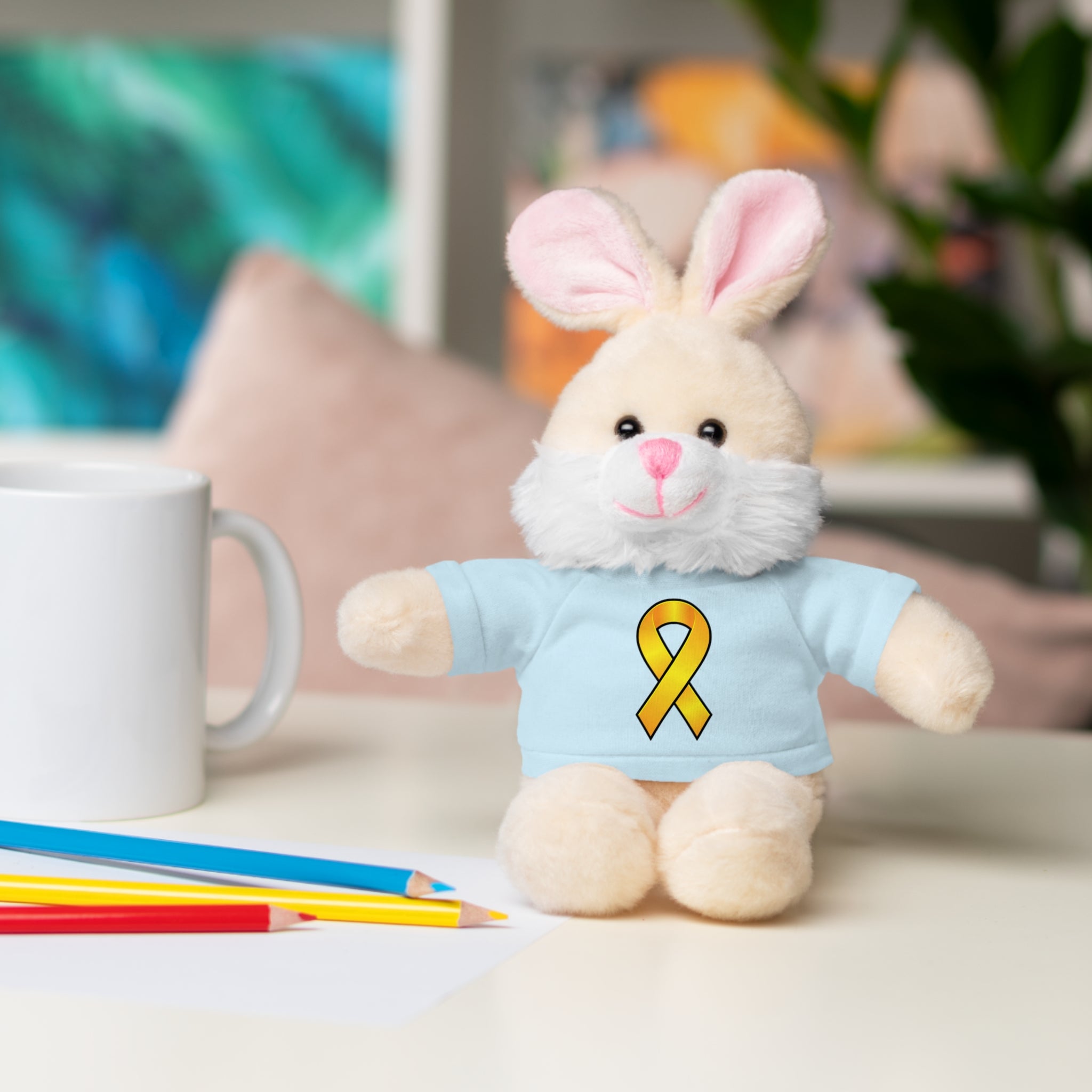 Yellow Ribbon Stuffed Animals with Tee