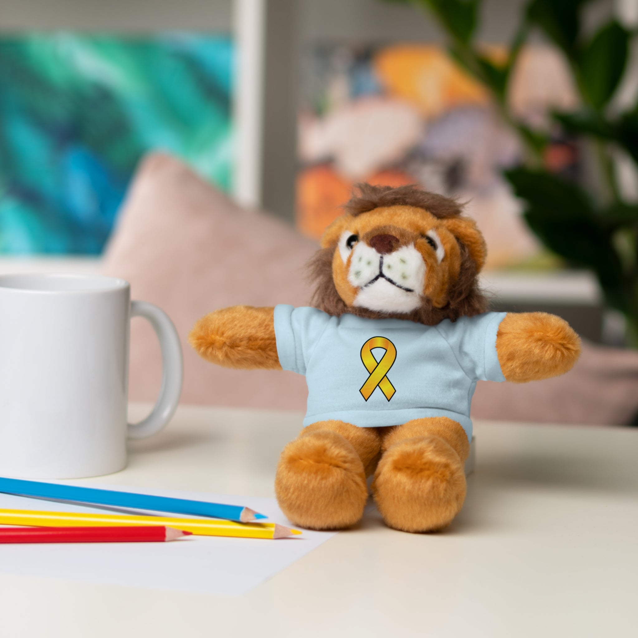 Yellow Ribbon Stuffed Animals with Tee