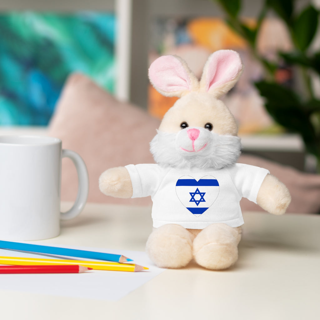 Israel flag Stuffed Animals with Tee