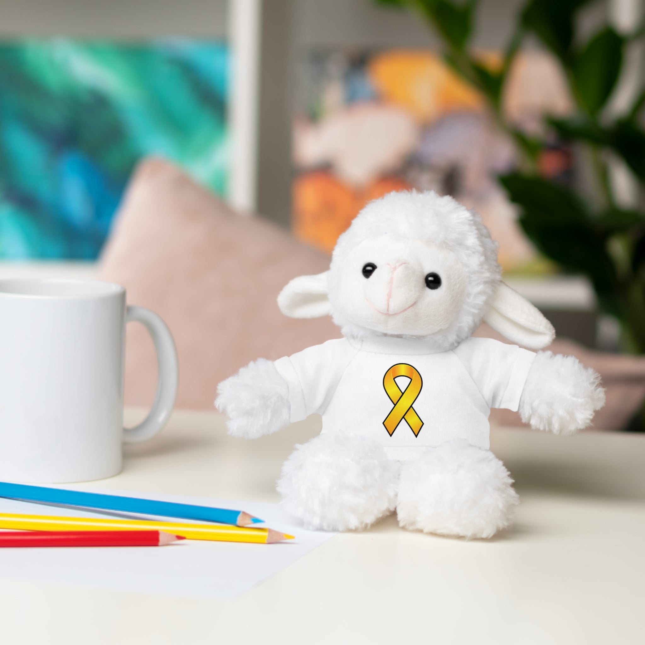 Yellow Ribbon Stuffed Animals with Tee