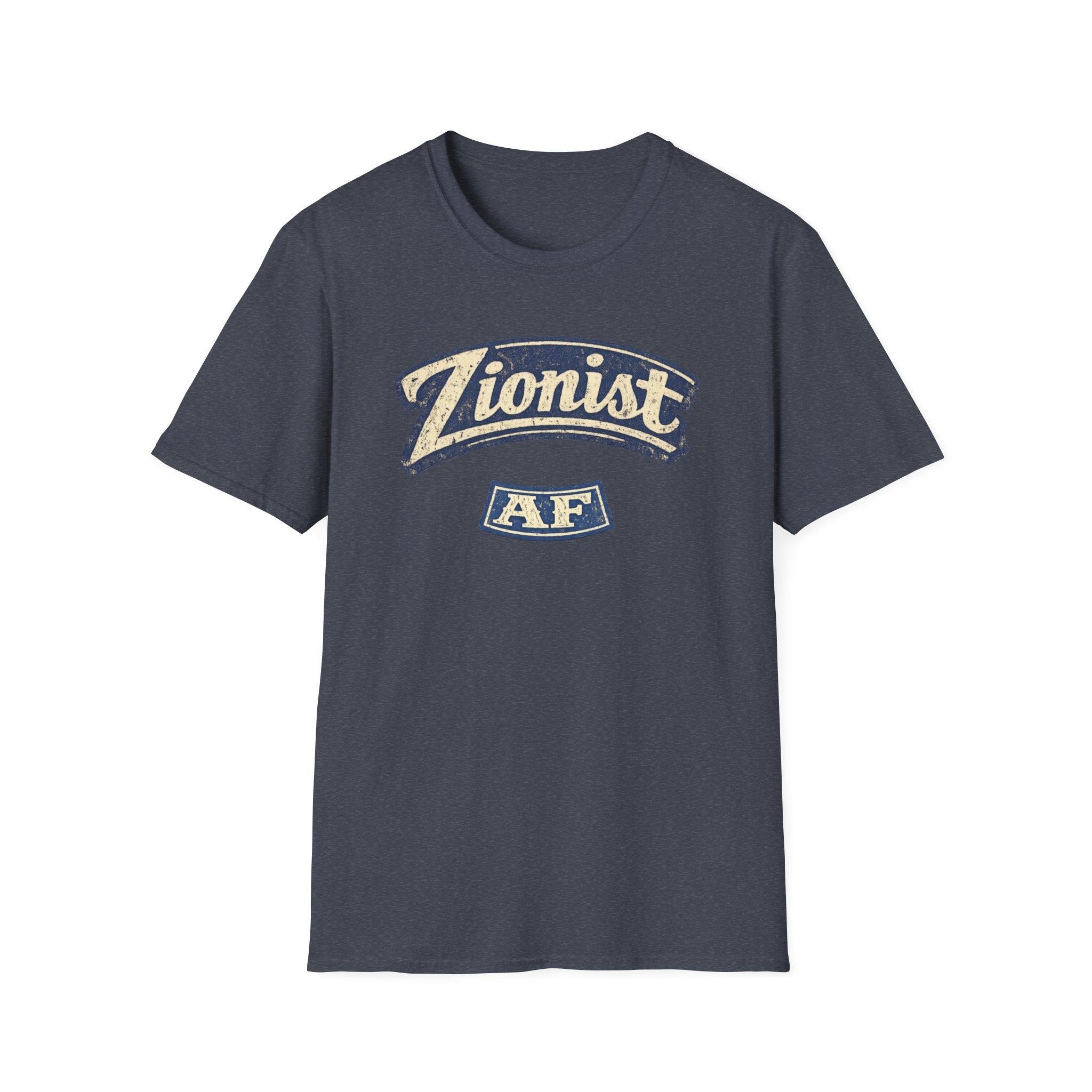 Zionist AF T-Shirt | Retro Script Zionism Tee